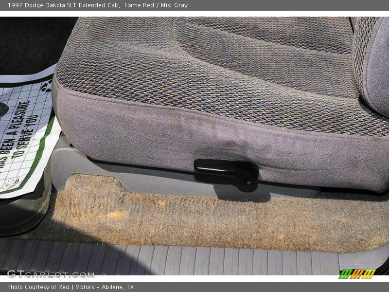 Flame Red / Mist Gray 1997 Dodge Dakota SLT Extended Cab