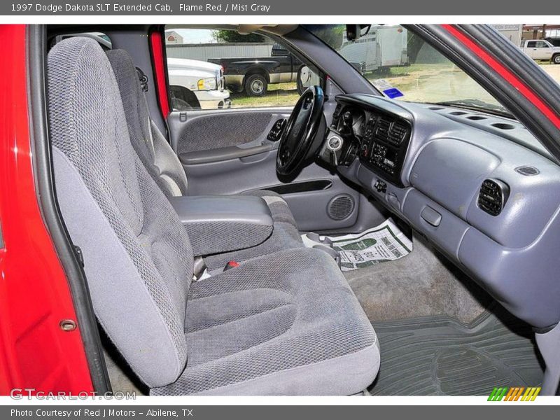 Flame Red / Mist Gray 1997 Dodge Dakota SLT Extended Cab