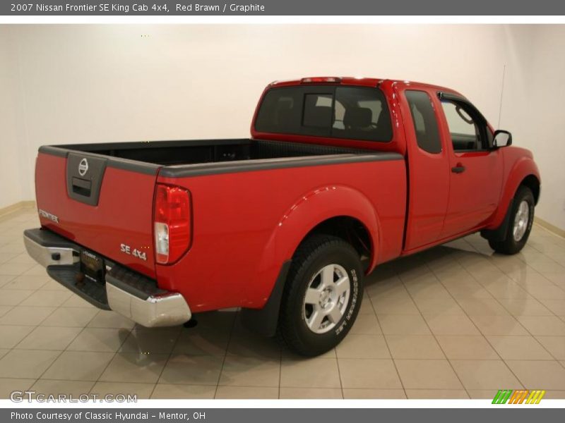 Red Brawn / Graphite 2007 Nissan Frontier SE King Cab 4x4