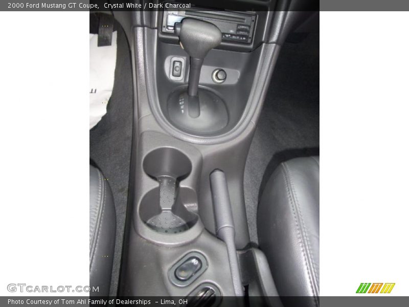 Crystal White / Dark Charcoal 2000 Ford Mustang GT Coupe