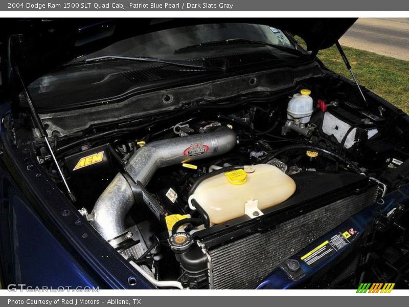 Patriot Blue Pearl / Dark Slate Gray 2004 Dodge Ram 1500 SLT Quad Cab