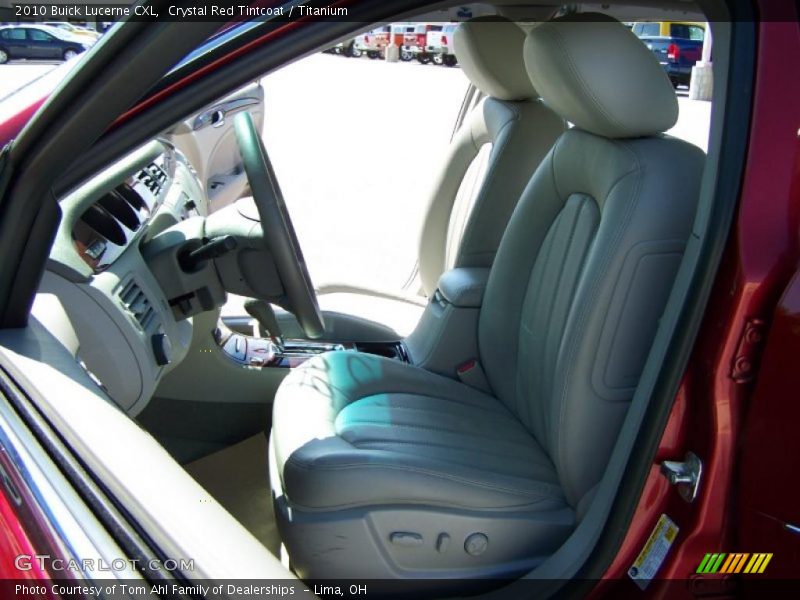 Crystal Red Tintcoat / Titanium 2010 Buick Lucerne CXL