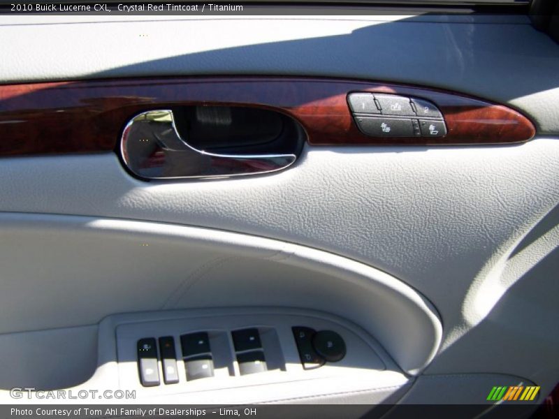 Crystal Red Tintcoat / Titanium 2010 Buick Lucerne CXL