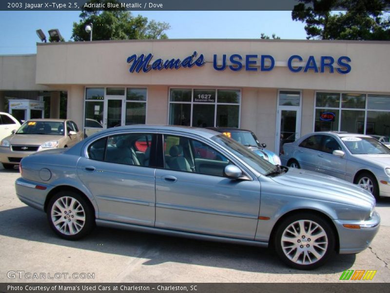 Adriatic Blue Metallic / Dove 2003 Jaguar X-Type 2.5
