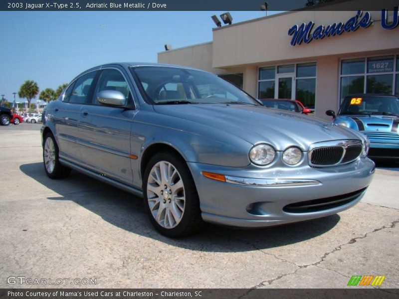 Adriatic Blue Metallic / Dove 2003 Jaguar X-Type 2.5