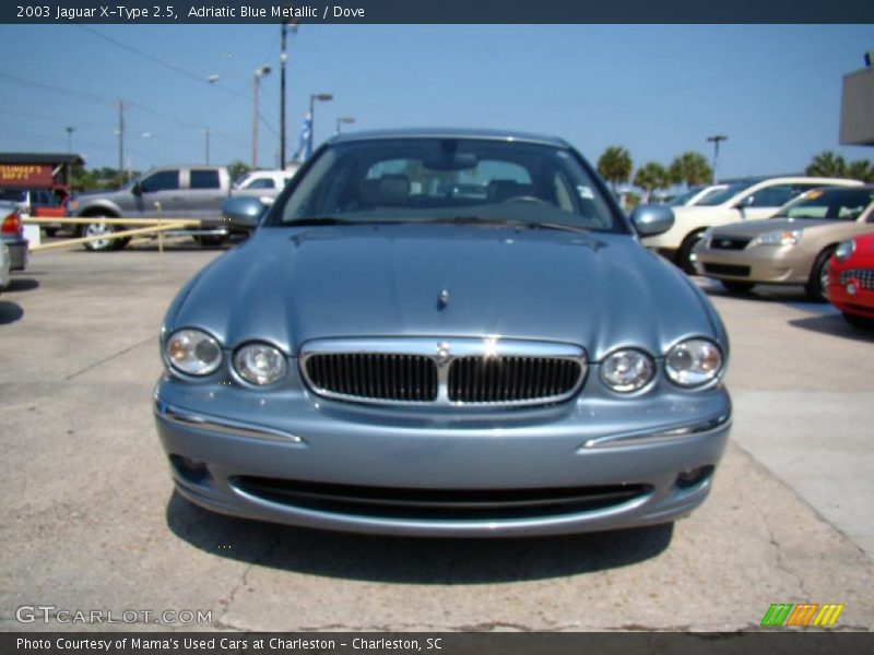 Adriatic Blue Metallic / Dove 2003 Jaguar X-Type 2.5