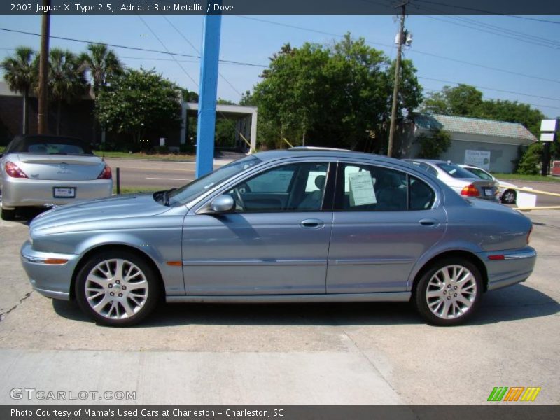Adriatic Blue Metallic / Dove 2003 Jaguar X-Type 2.5