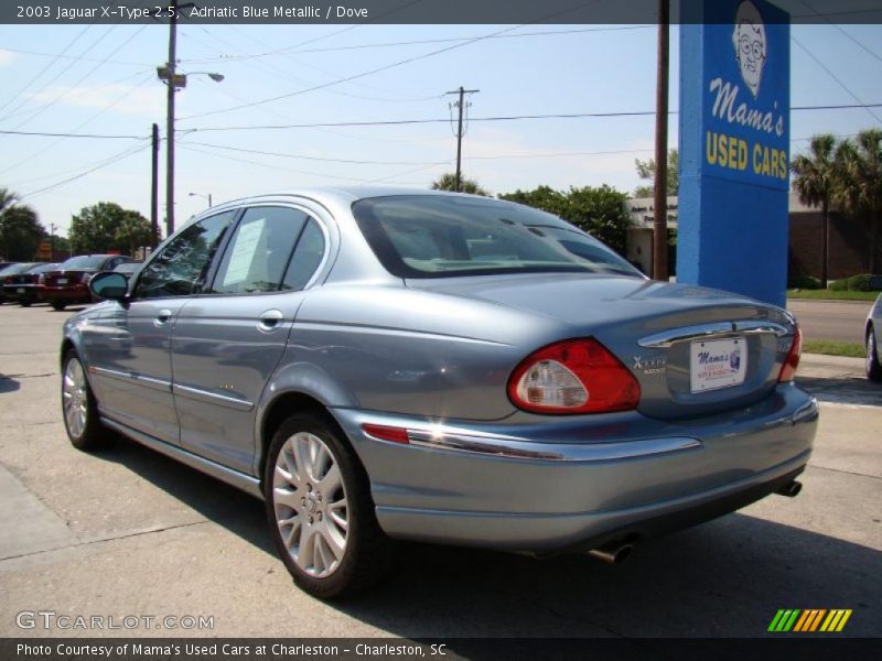 Adriatic Blue Metallic / Dove 2003 Jaguar X-Type 2.5