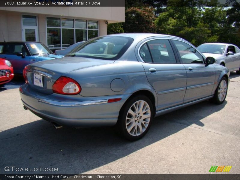 Adriatic Blue Metallic / Dove 2003 Jaguar X-Type 2.5