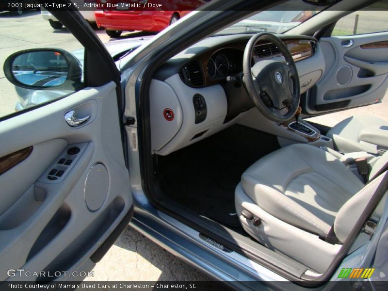 Adriatic Blue Metallic / Dove 2003 Jaguar X-Type 2.5