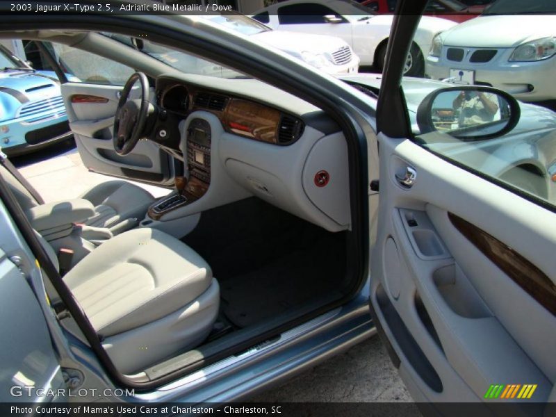 Adriatic Blue Metallic / Dove 2003 Jaguar X-Type 2.5