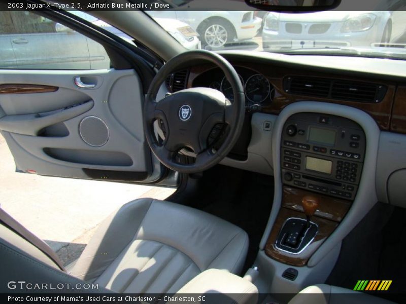 Adriatic Blue Metallic / Dove 2003 Jaguar X-Type 2.5