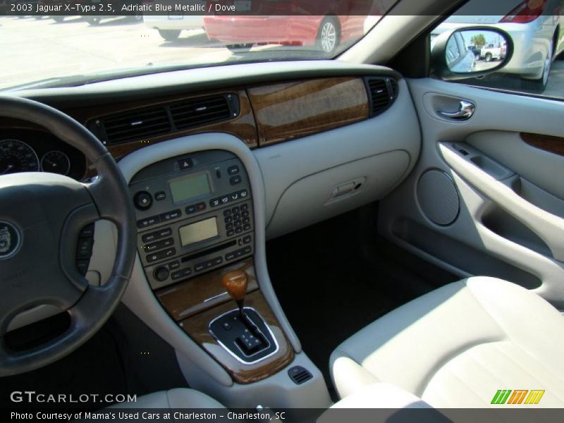 Adriatic Blue Metallic / Dove 2003 Jaguar X-Type 2.5