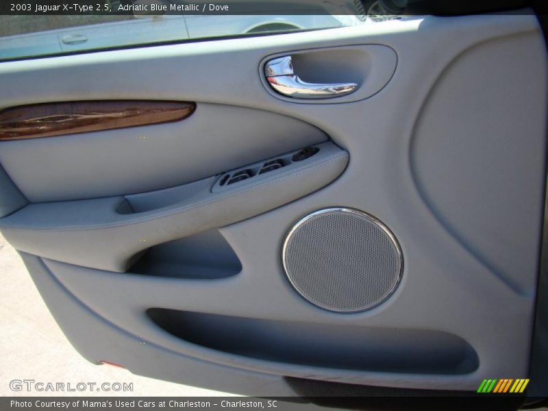 Adriatic Blue Metallic / Dove 2003 Jaguar X-Type 2.5