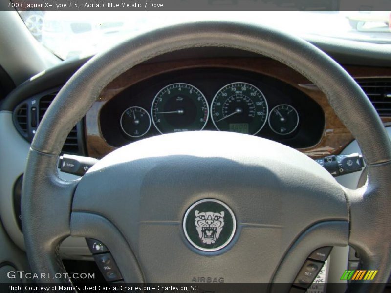 Adriatic Blue Metallic / Dove 2003 Jaguar X-Type 2.5