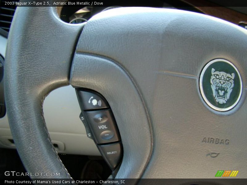 Adriatic Blue Metallic / Dove 2003 Jaguar X-Type 2.5