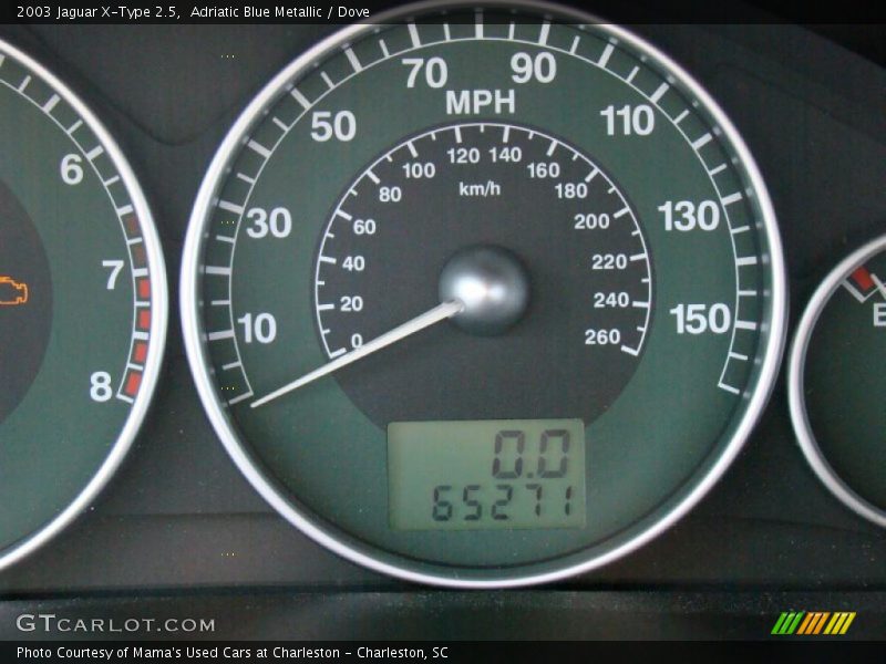 Adriatic Blue Metallic / Dove 2003 Jaguar X-Type 2.5