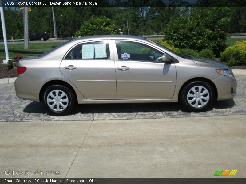 Desert Sand Mica / Bisque 2009 Toyota Corolla LE