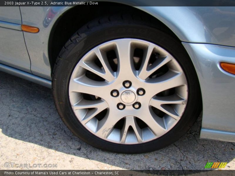 Adriatic Blue Metallic / Dove 2003 Jaguar X-Type 2.5