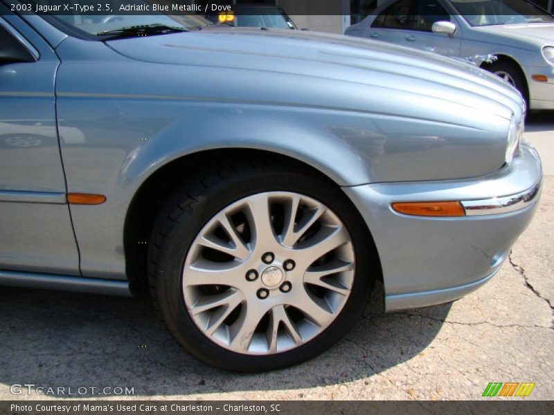 Adriatic Blue Metallic / Dove 2003 Jaguar X-Type 2.5