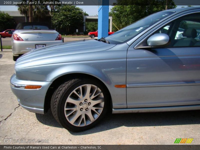 Adriatic Blue Metallic / Dove 2003 Jaguar X-Type 2.5
