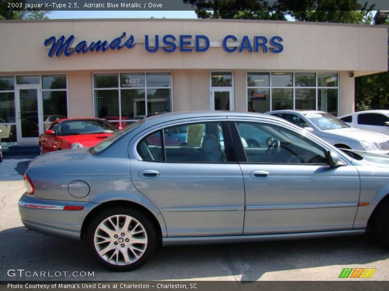 Adriatic Blue Metallic / Dove 2003 Jaguar X-Type 2.5