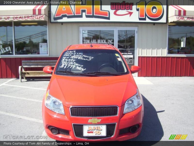 Victory Red / Charcoal 2009 Chevrolet Aveo Aveo5 LT