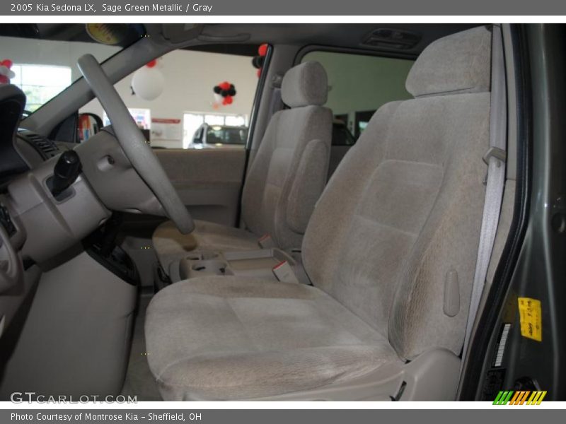 Sage Green Metallic / Gray 2005 Kia Sedona LX