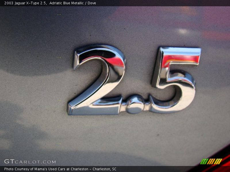 Adriatic Blue Metallic / Dove 2003 Jaguar X-Type 2.5
