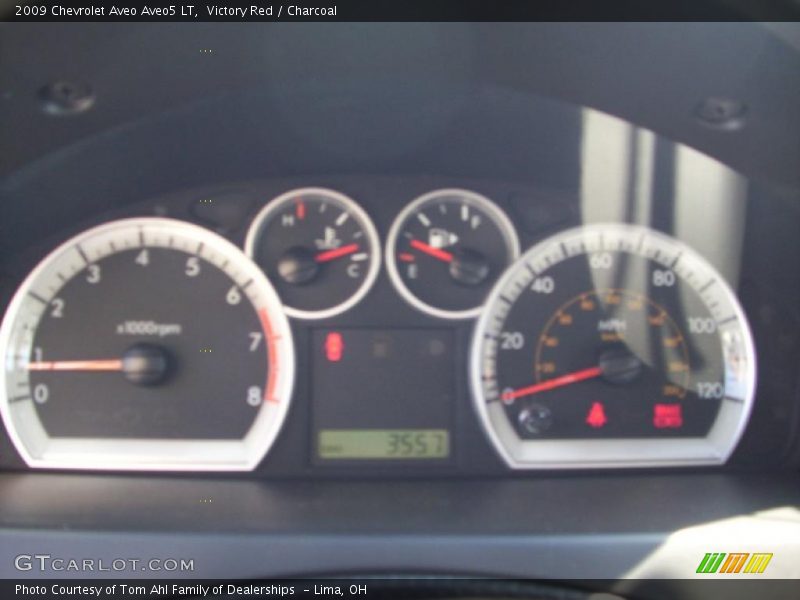 Victory Red / Charcoal 2009 Chevrolet Aveo Aveo5 LT