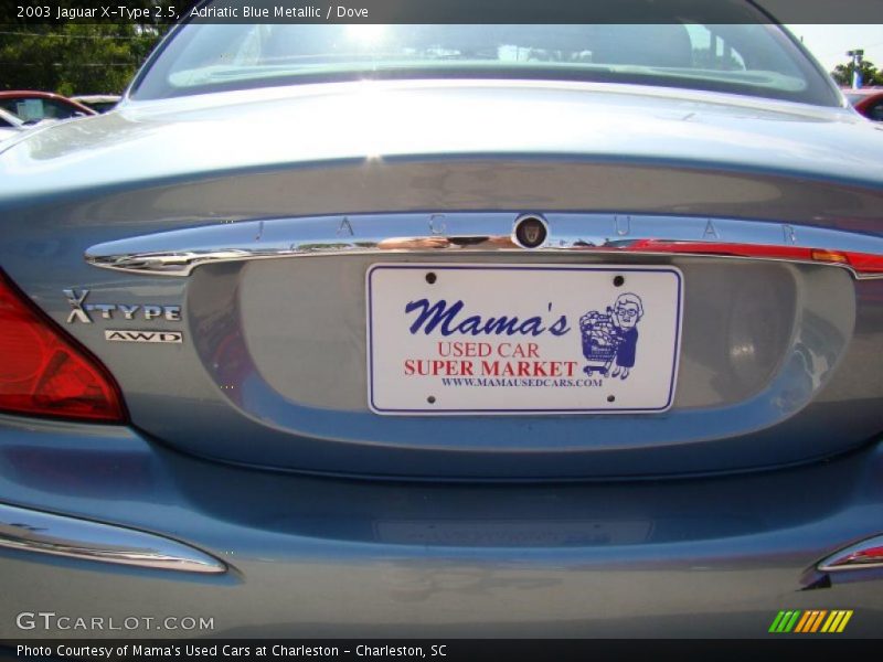Adriatic Blue Metallic / Dove 2003 Jaguar X-Type 2.5