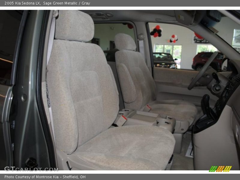 Sage Green Metallic / Gray 2005 Kia Sedona LX