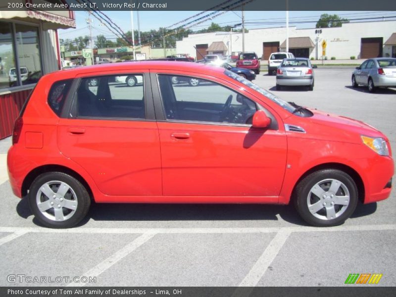 Victory Red / Charcoal 2009 Chevrolet Aveo Aveo5 LT