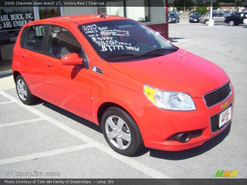 Victory Red / Charcoal 2009 Chevrolet Aveo Aveo5 LT