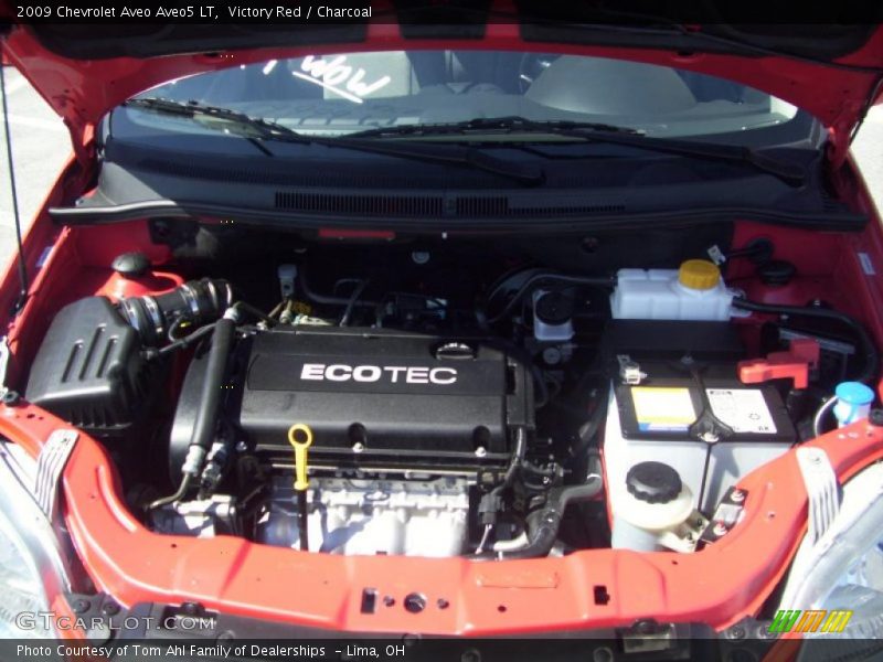 Victory Red / Charcoal 2009 Chevrolet Aveo Aveo5 LT