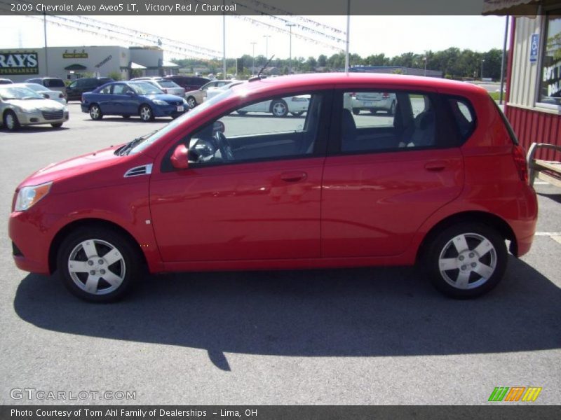 Victory Red / Charcoal 2009 Chevrolet Aveo Aveo5 LT