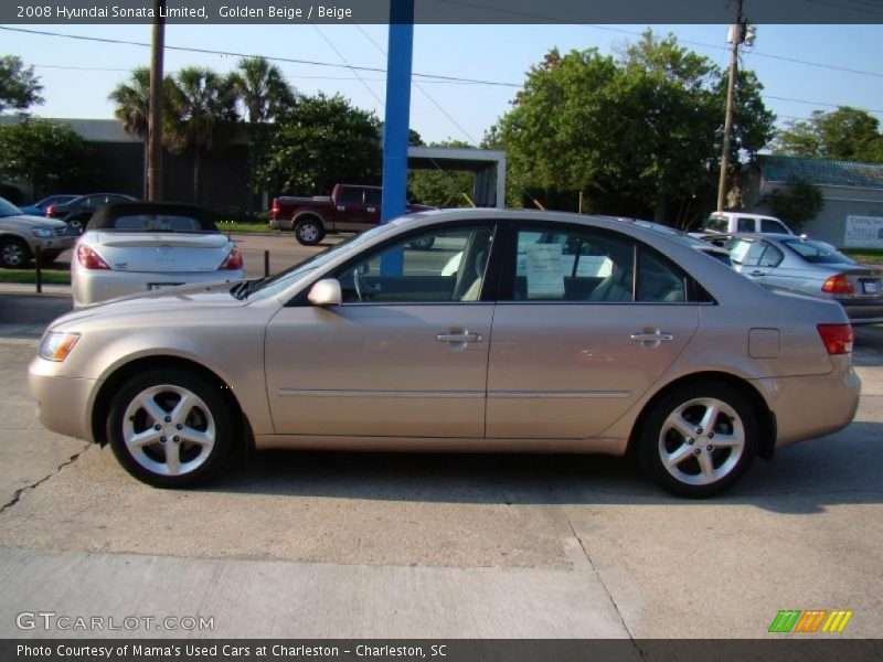 Golden Beige / Beige 2008 Hyundai Sonata Limited