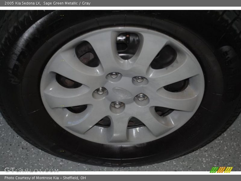 Sage Green Metallic / Gray 2005 Kia Sedona LX