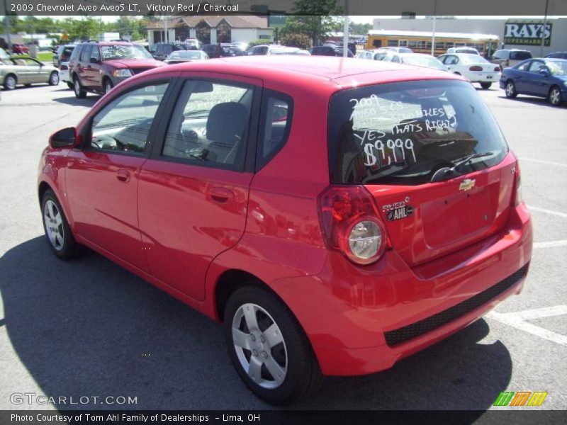 Victory Red / Charcoal 2009 Chevrolet Aveo Aveo5 LT