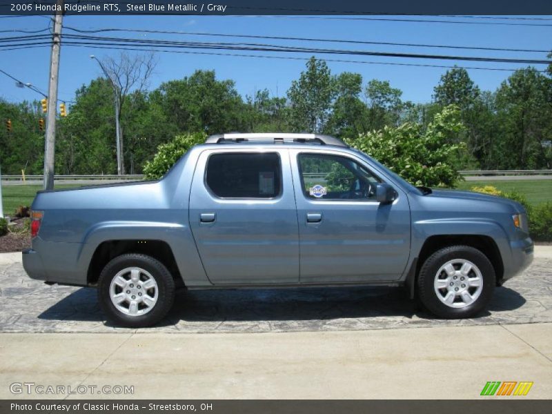Steel Blue Metallic / Gray 2006 Honda Ridgeline RTS