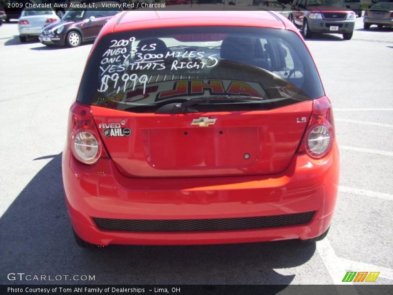 Victory Red / Charcoal 2009 Chevrolet Aveo Aveo5 LT
