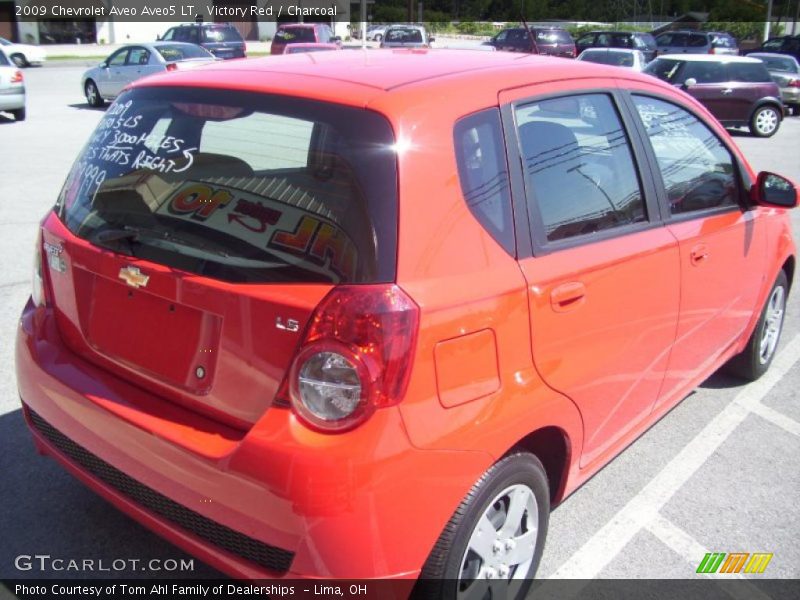 Victory Red / Charcoal 2009 Chevrolet Aveo Aveo5 LT
