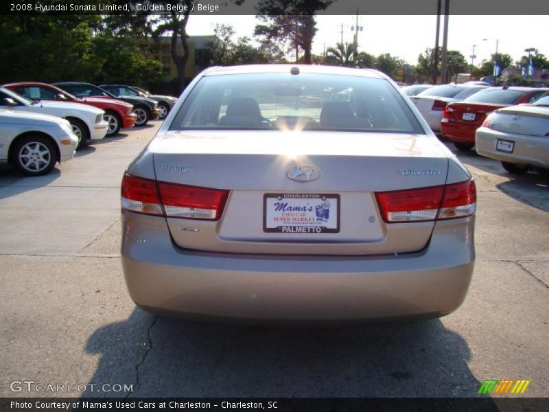 Golden Beige / Beige 2008 Hyundai Sonata Limited