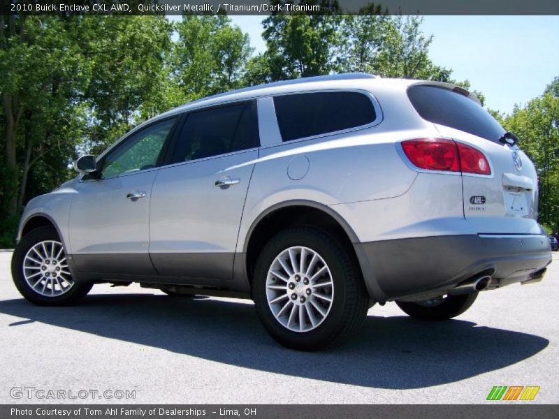 Quicksilver Metallic / Titanium/Dark Titanium 2010 Buick Enclave CXL AWD