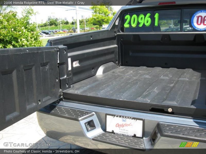 Steel Blue Metallic / Gray 2006 Honda Ridgeline RTS