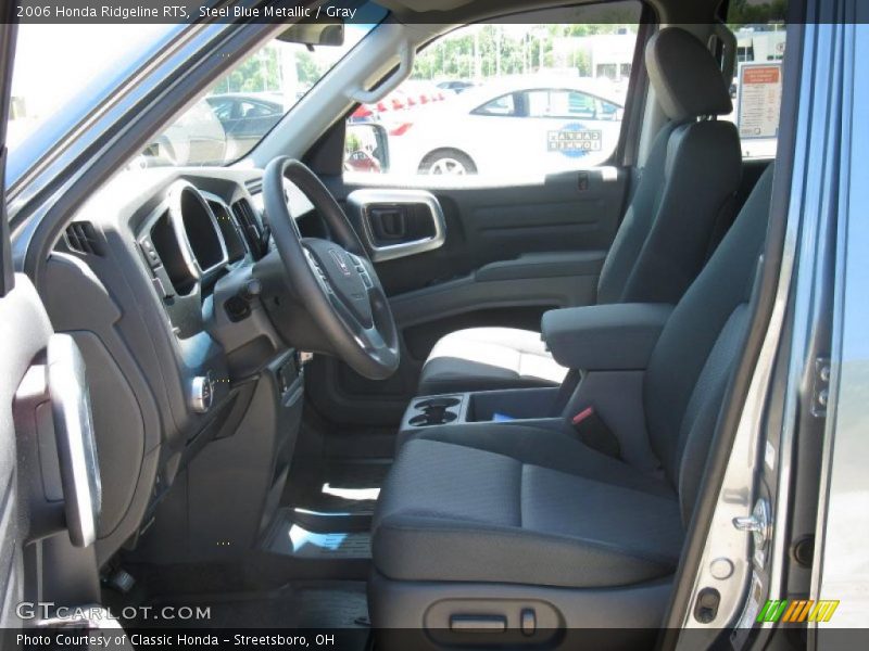 Steel Blue Metallic / Gray 2006 Honda Ridgeline RTS