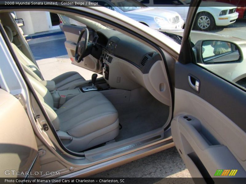 Golden Beige / Beige 2008 Hyundai Sonata Limited