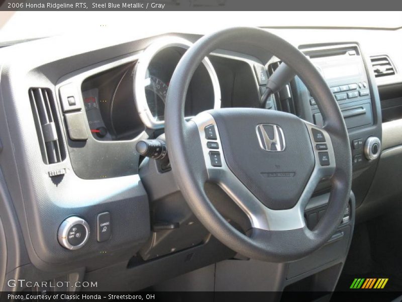 Steel Blue Metallic / Gray 2006 Honda Ridgeline RTS