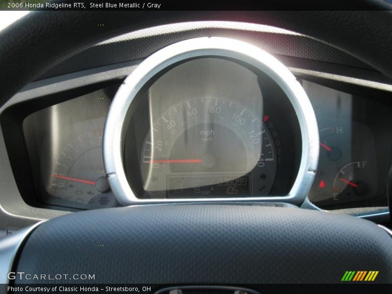 Steel Blue Metallic / Gray 2006 Honda Ridgeline RTS