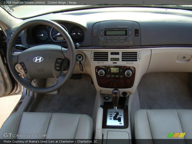 Golden Beige / Beige 2008 Hyundai Sonata Limited